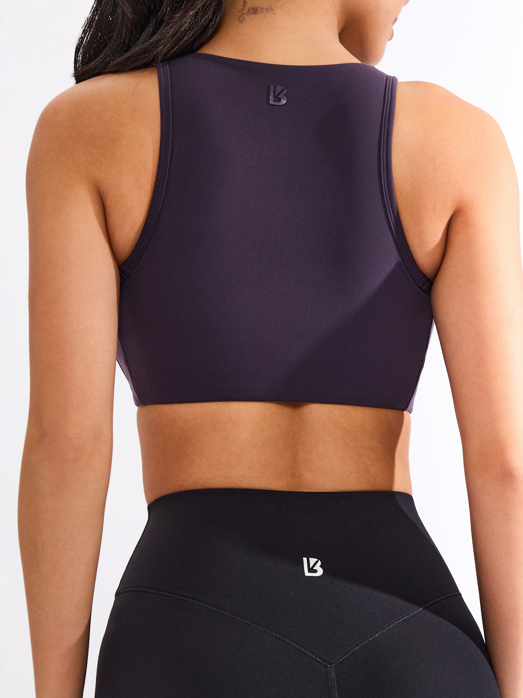 Twisted Curve Sports Bra - Purple Shadow