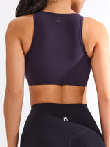 Thumbnail 2 of Twisted Curve Sports Bra - Purple Shadow, 2 of 5