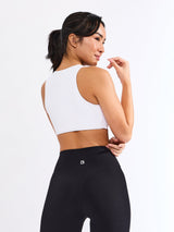 Thumbnail 2 of Twisted Curve Sports Bra - White, 2 of 6