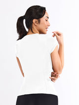 Thumbnail 3 of Halo Hip Tee - White, 3 of 5