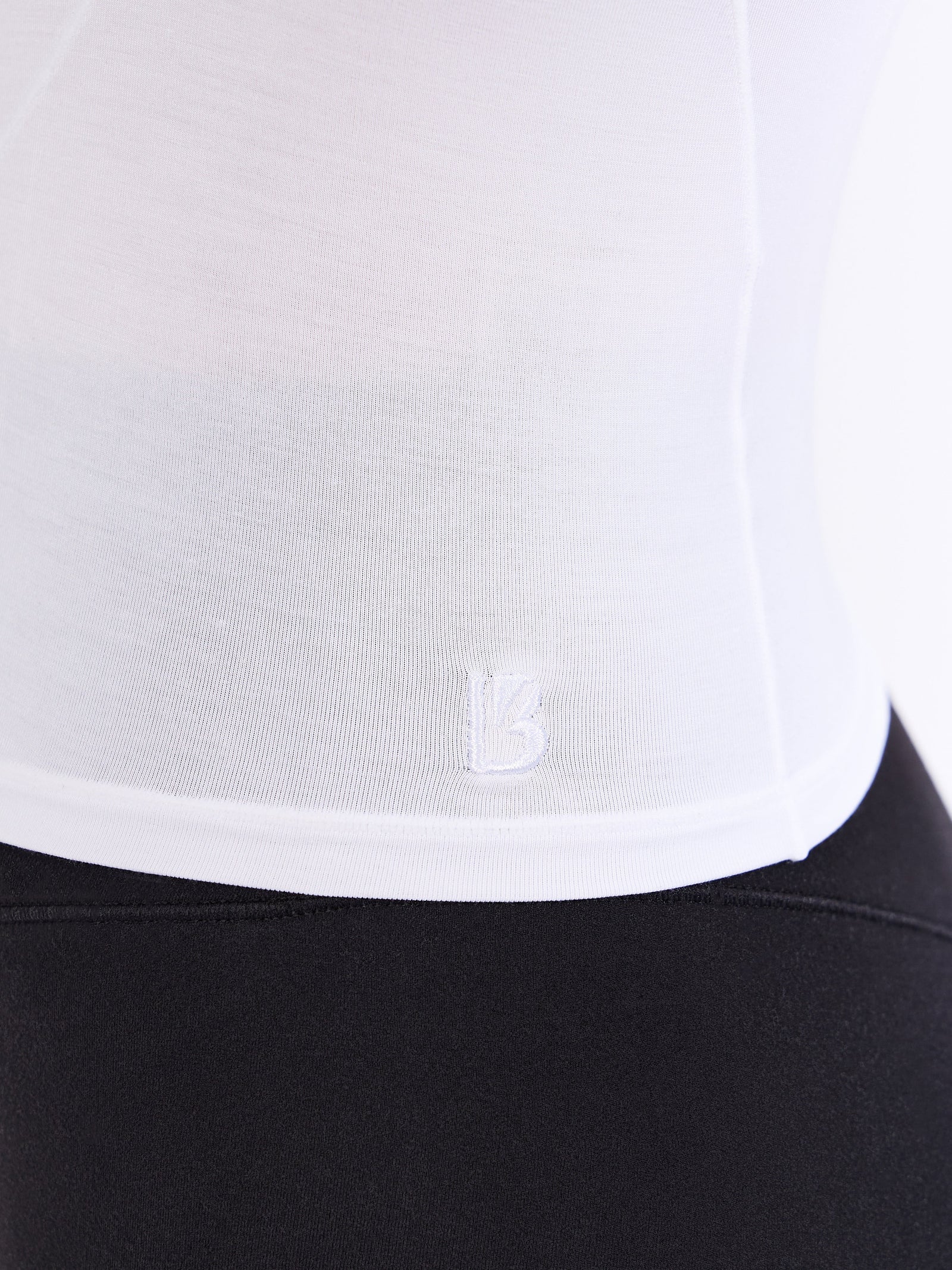 Halo Long Sleeve Baby Tee - White