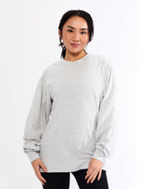 Thumbnail 1 of Break Long Sleeve Tee - Heather Grey, 1 of 5