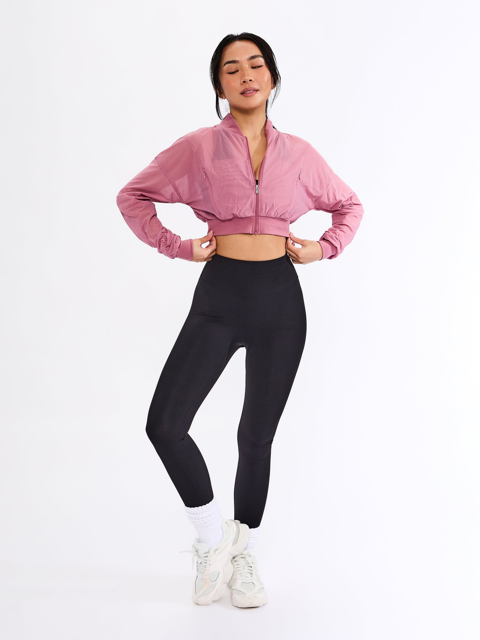 Exposed Mesh Jacket - Bloom