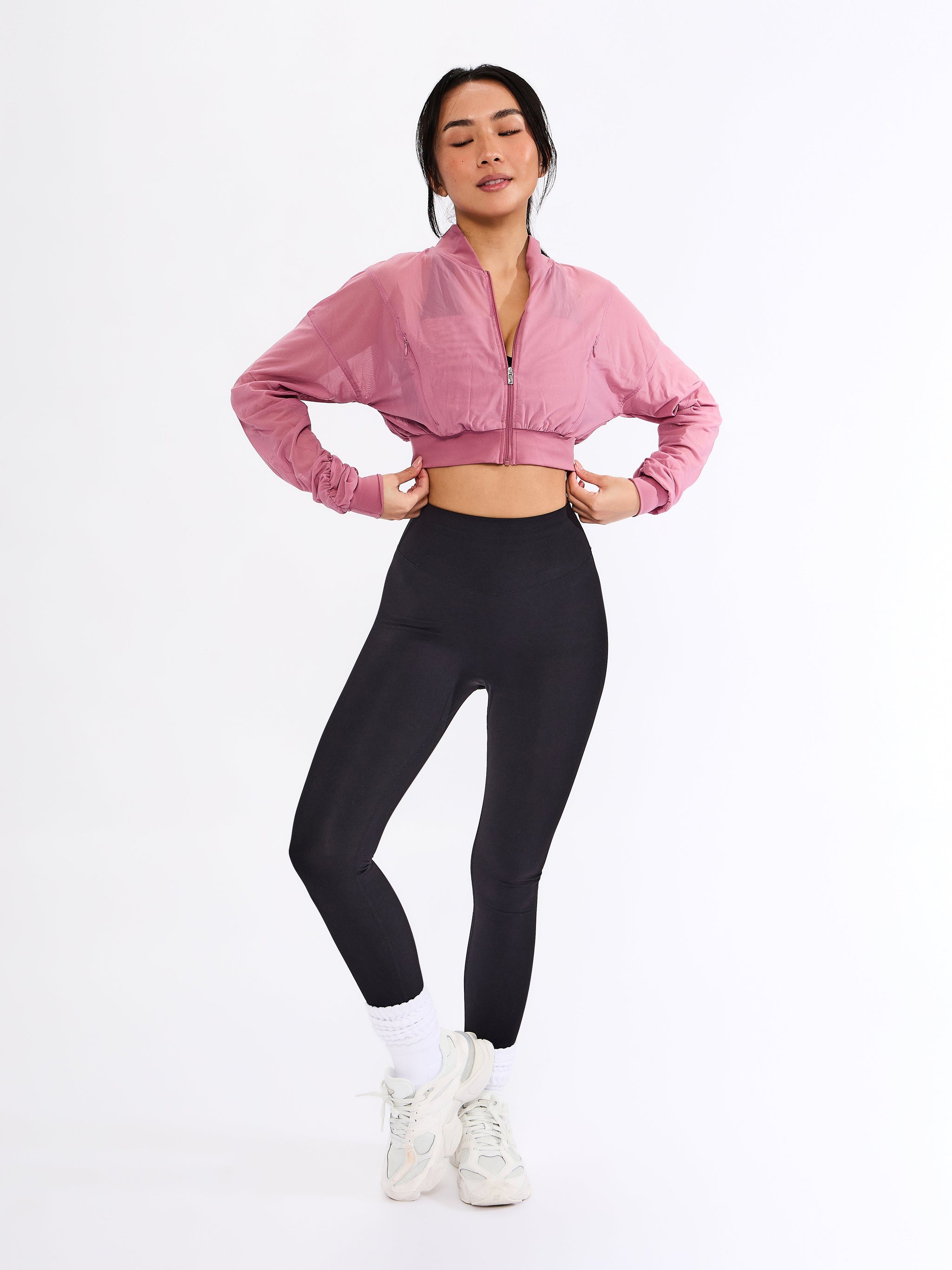 Exposed Mesh Jacket - Bloom