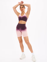 Thumbnail 6 of Halter Seamless Sports Bra - Court Ombre, 6 of 6