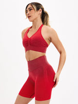 Thumbnail 2 of Miracle Seamless Short 6" - Red Ombre, 2 of 5