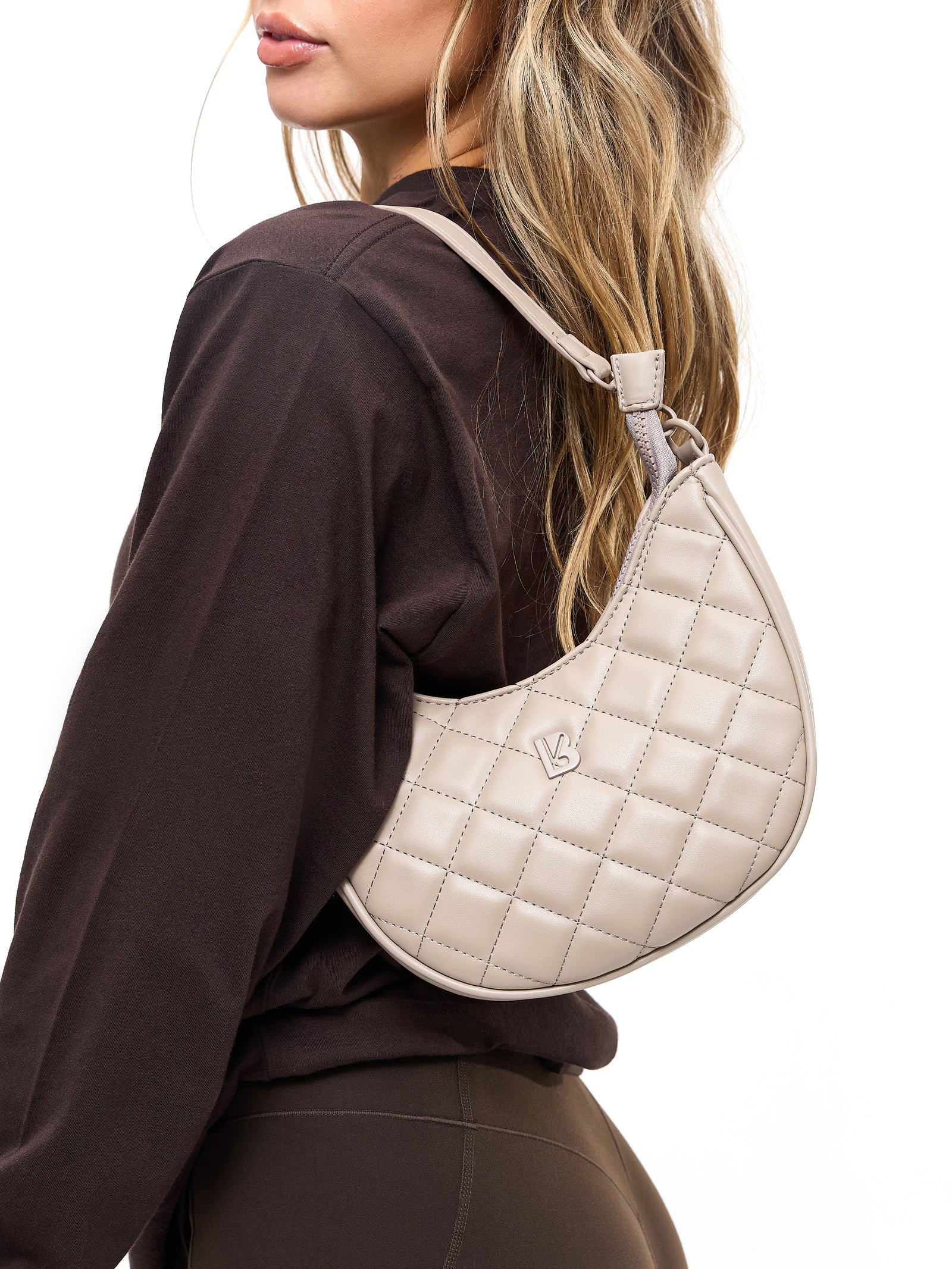 Quilted Crossbody Purse - Chamomile