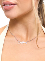 Thumbnail 1 of Buffbunny Necklace - Silver, 1 of 4