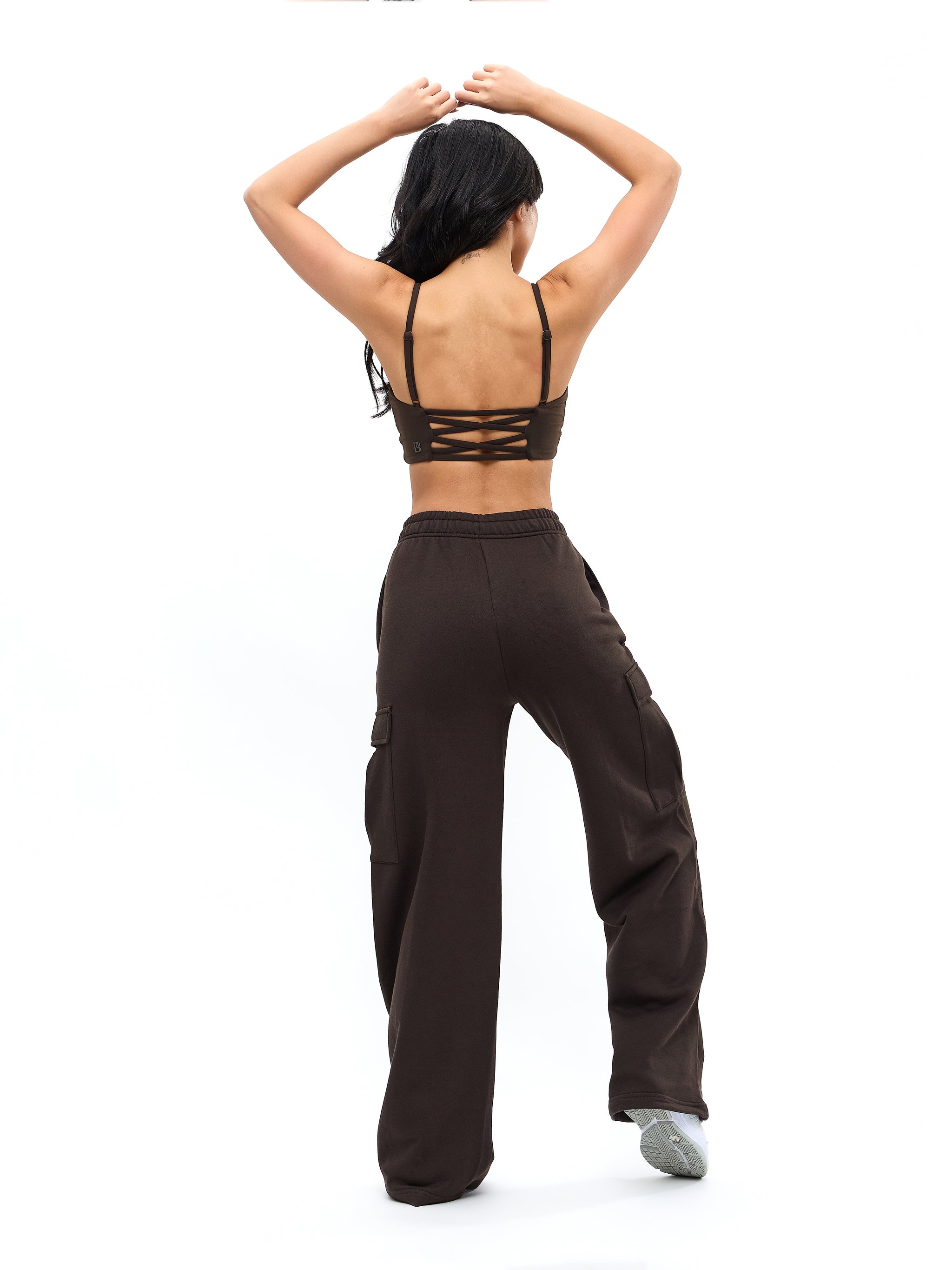 Ivy Wrap Sports Bra - Cold Brew