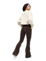 Thumbnail 2 of Moves Fleece Crop Pullover - Bone, 2 of 5