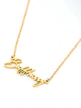 Thumbnail 4 of Buffbunny Necklace - Gold, 4 of 4