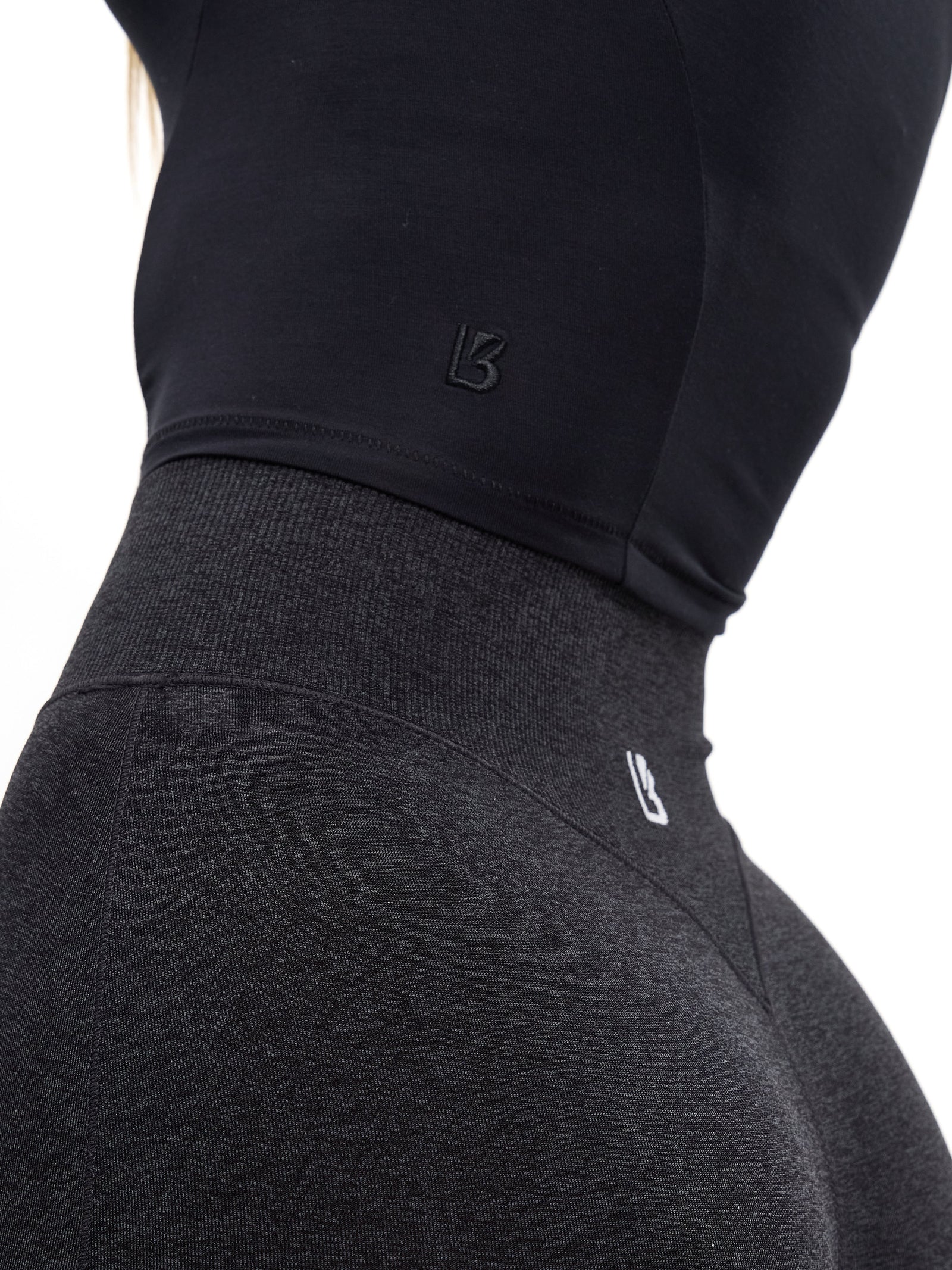 Halo Baby Tee- Onyx Black