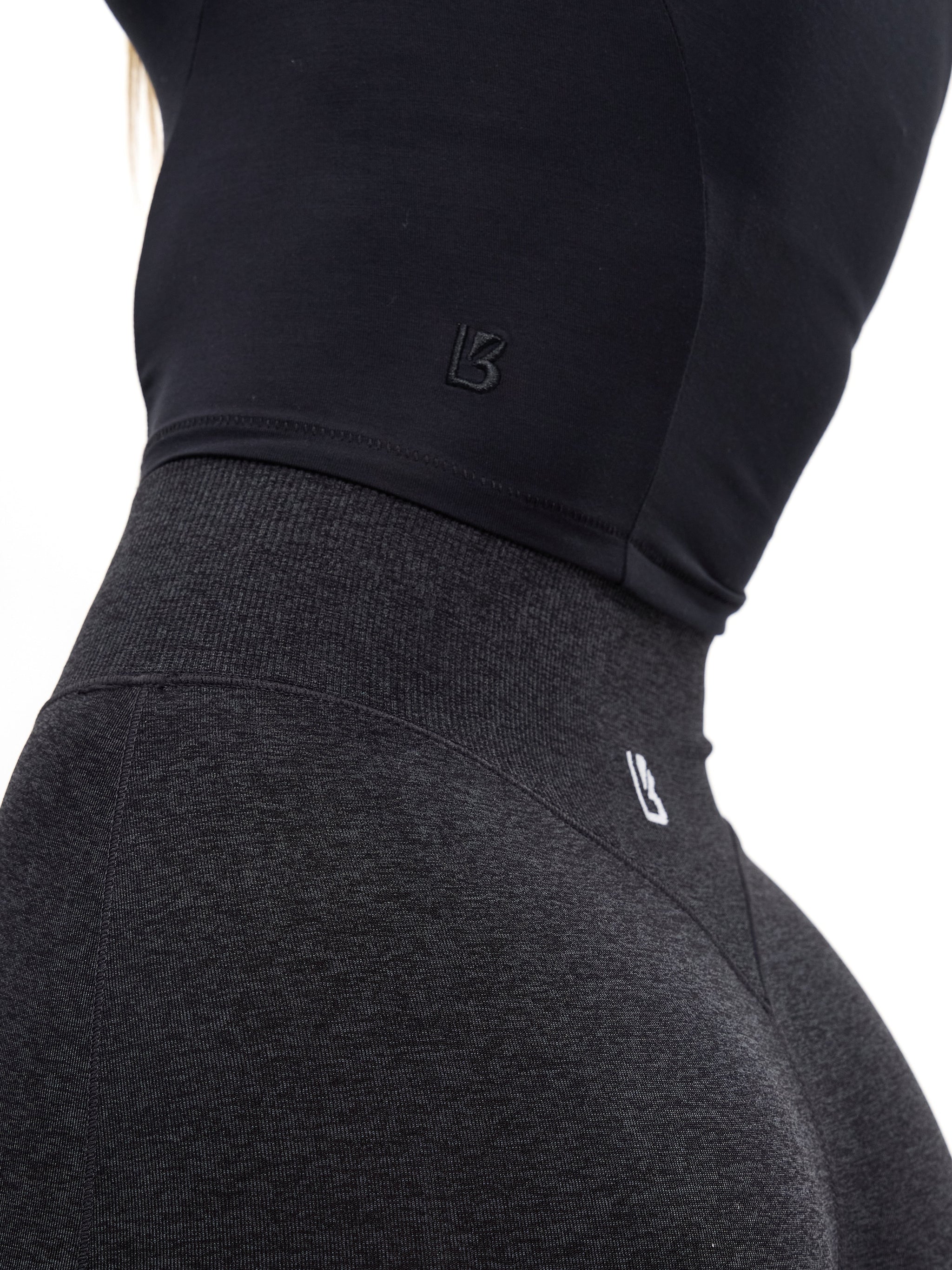 Halo Baby Tee - Onyx Black