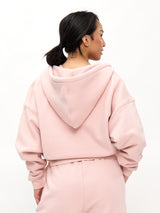 Thumbnail 6 of Plush Fleece Zip Hoodie - Strawberry Milk, 6 of 6