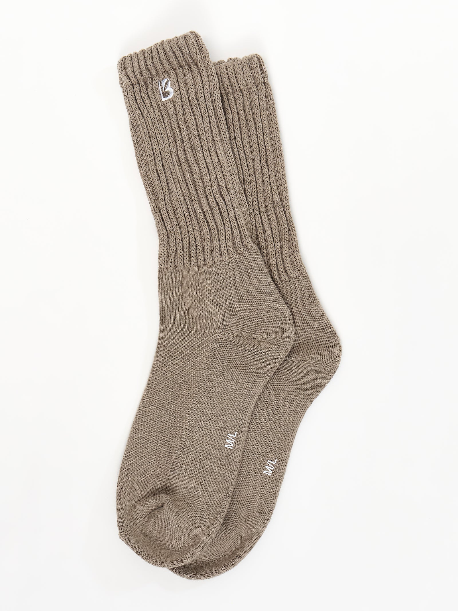 3 Pack Scrunch Socks - Multi Oat Milk