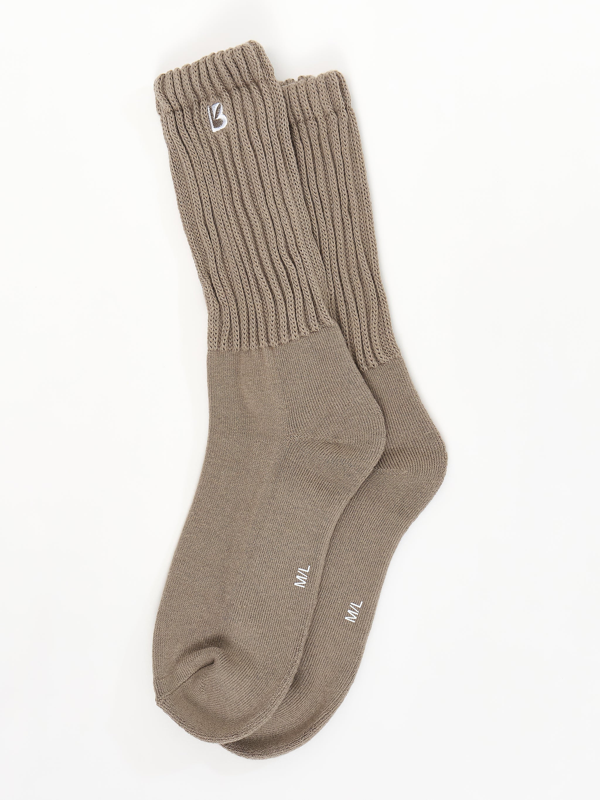 3 Pack Scrunch Socks - Multi Oat Milk
