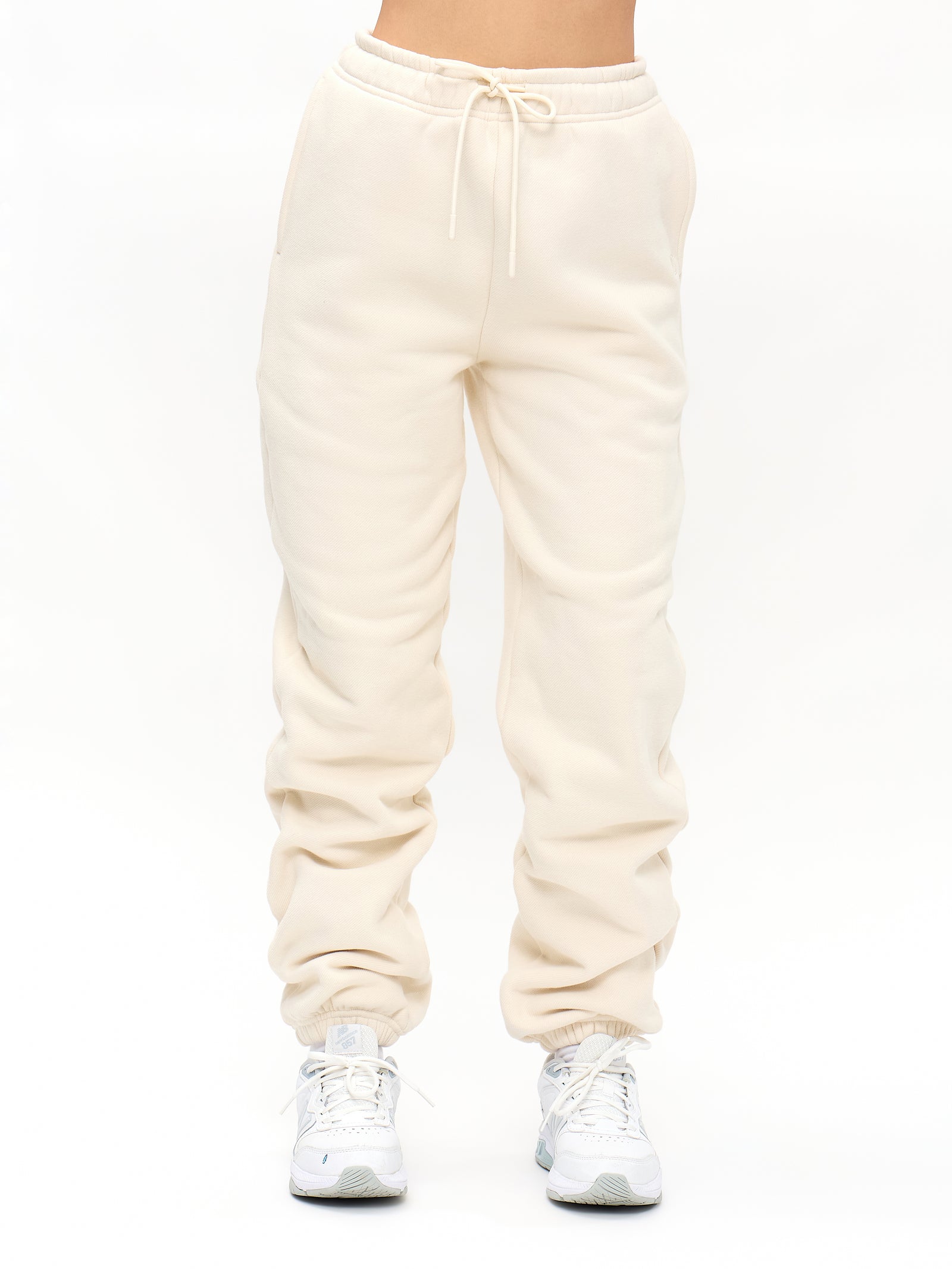 Plush Fleece Jogger - Oat Milk