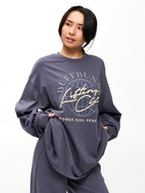 Thumbnail 5 of Lifting Club Long Sleeve Tee - Blue Steel, 5 of 7