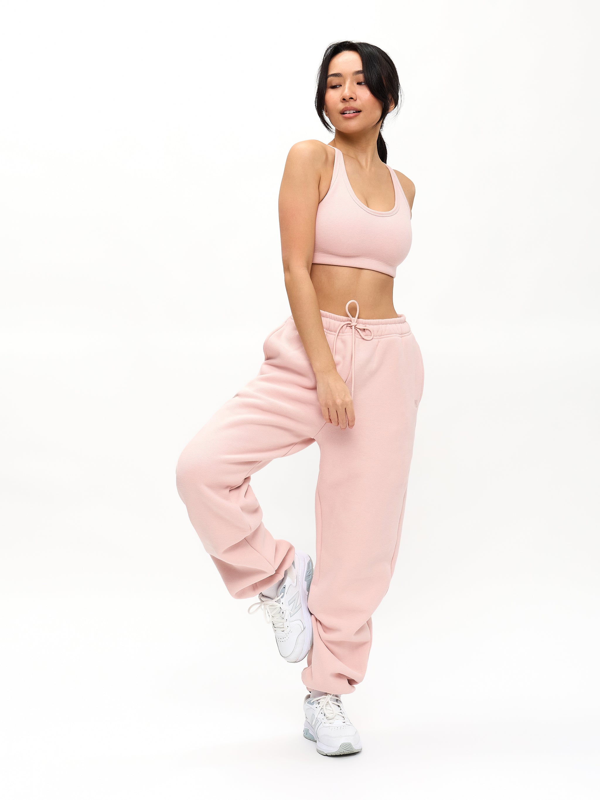 Plush Fleece Bralette - Strawberry Milk