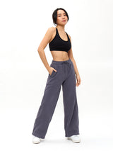 Thumbnail 2 of Plush Fleece Bralette - Onyx Black, 2 of 5