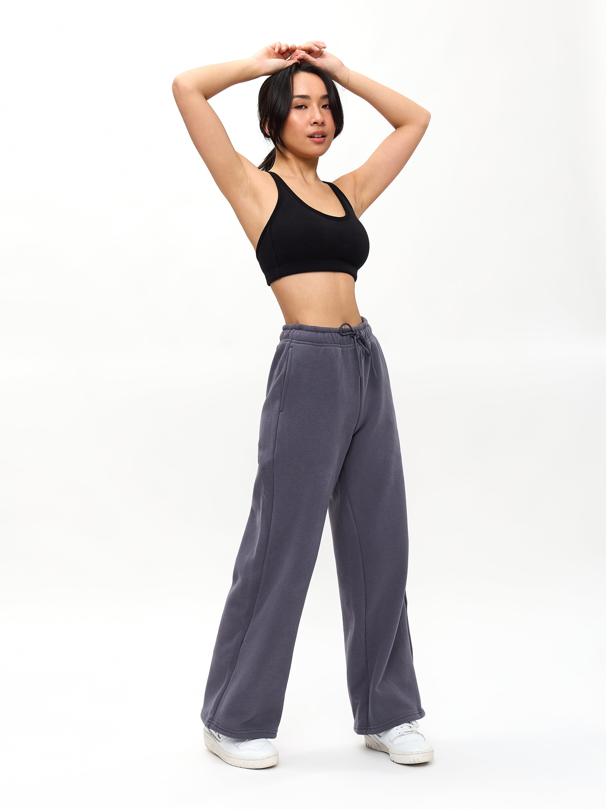 Plush Fleece Straight Leg Sweat Pant - Blue Steel