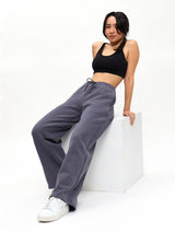 Thumbnail 2 of Plush Fleece Straight Leg Sweat Pant - Blue Steel, 2 of 6