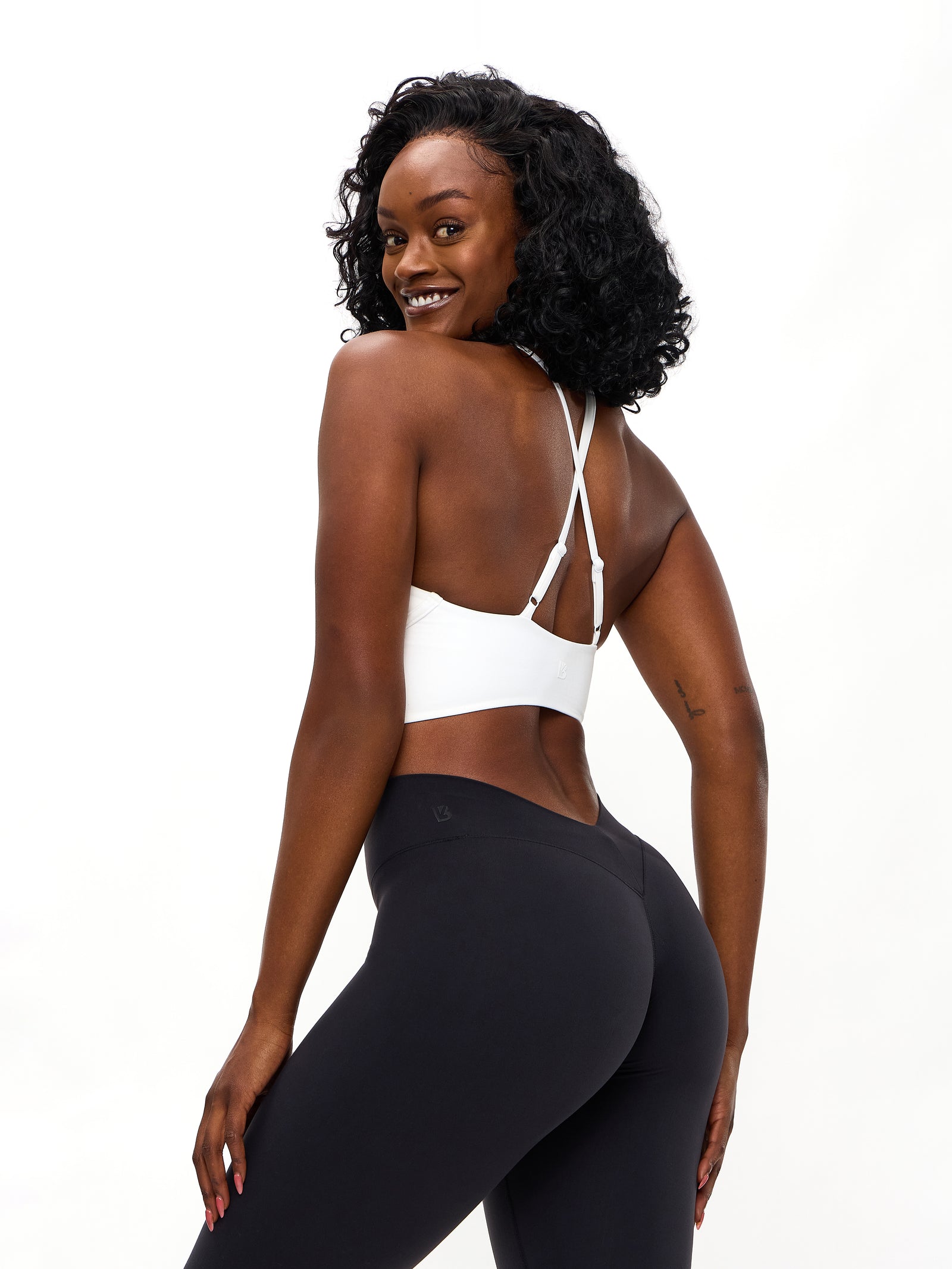 Poshknit Sports Bra - White