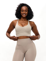 Thumbnail 1 of Poshknit Sports Bra - Neutral, 1 of 5