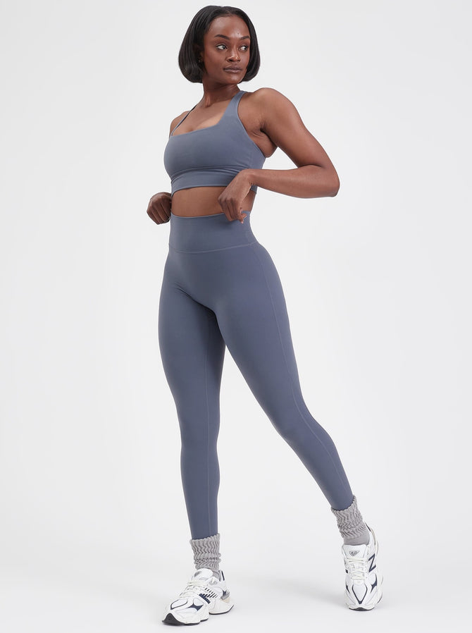 Gymshark Legacy Set in Size S- blue (leggings & sports bra