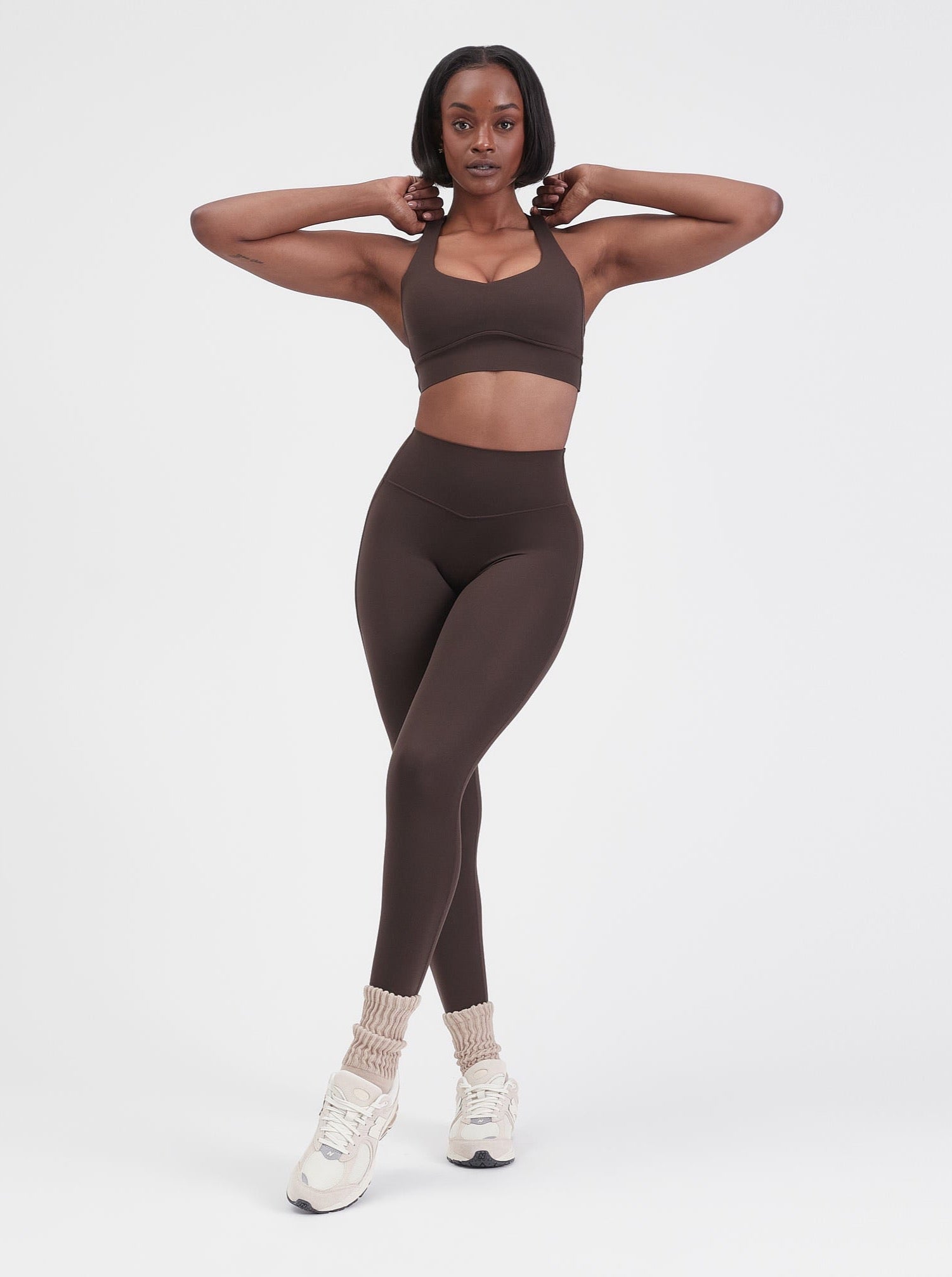 Collagen Legging - Cold Brew