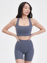 Thumbnail 2 of Revolution Sports Bra - Barista Blue, 2 of 7