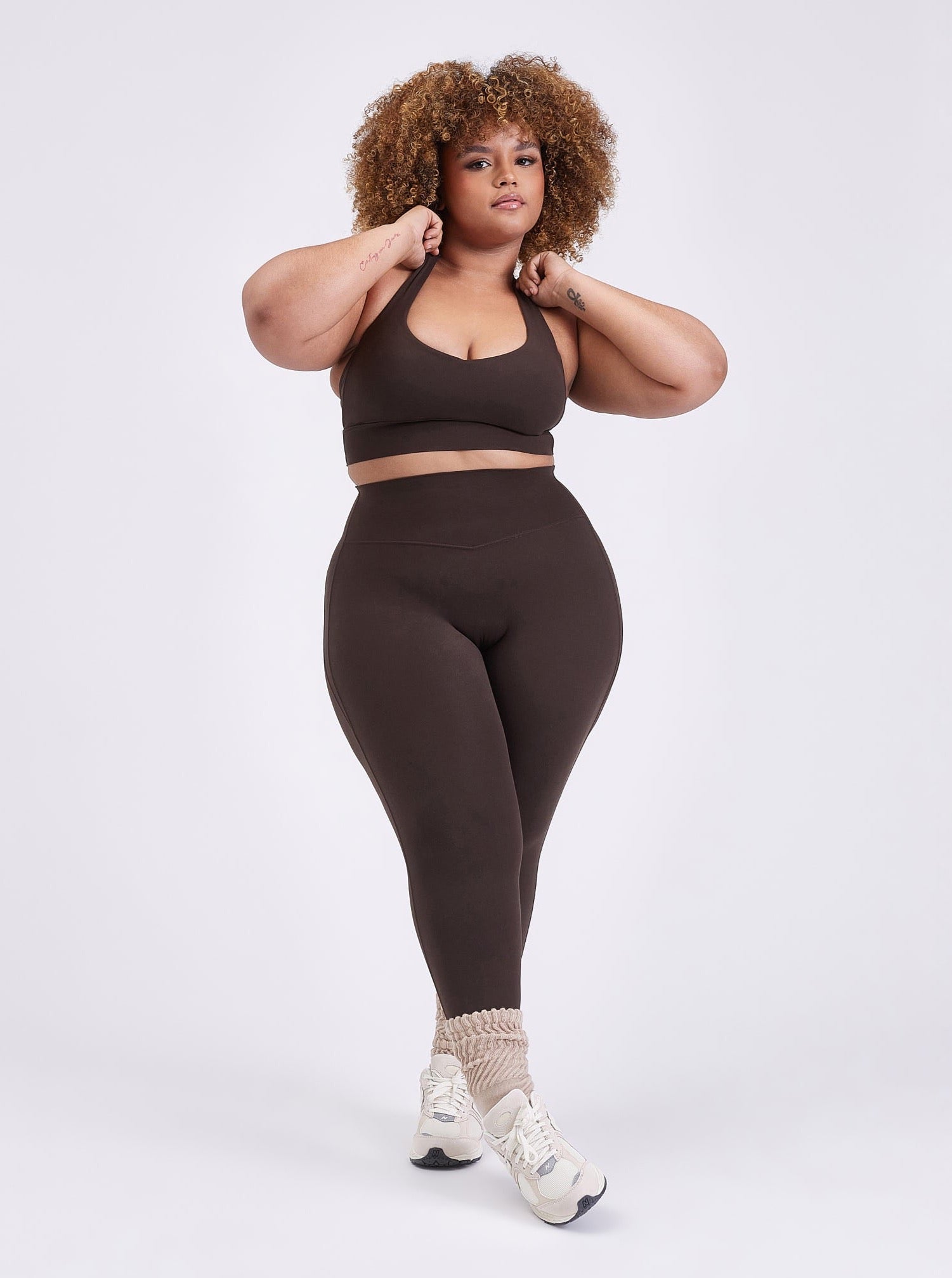 Collagen Sports Bra - Cold Brew