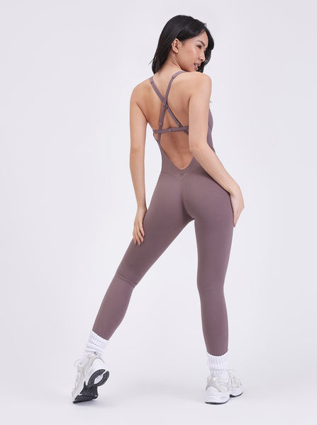 Corset Bodysuit - Mocha Berry Corset Bodysuit - Mocha Berry