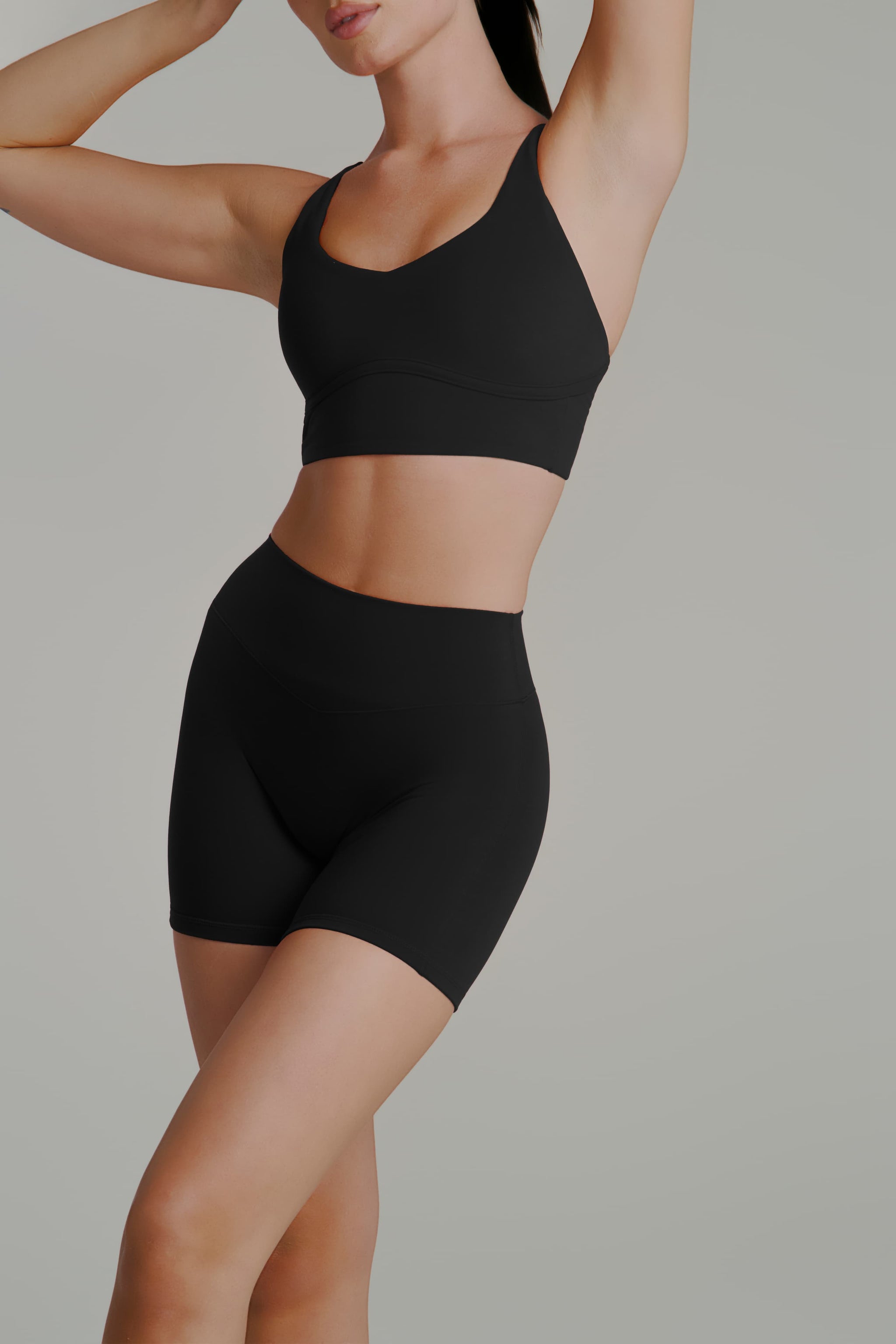 Poshknit Sports Bra - Onyx Black