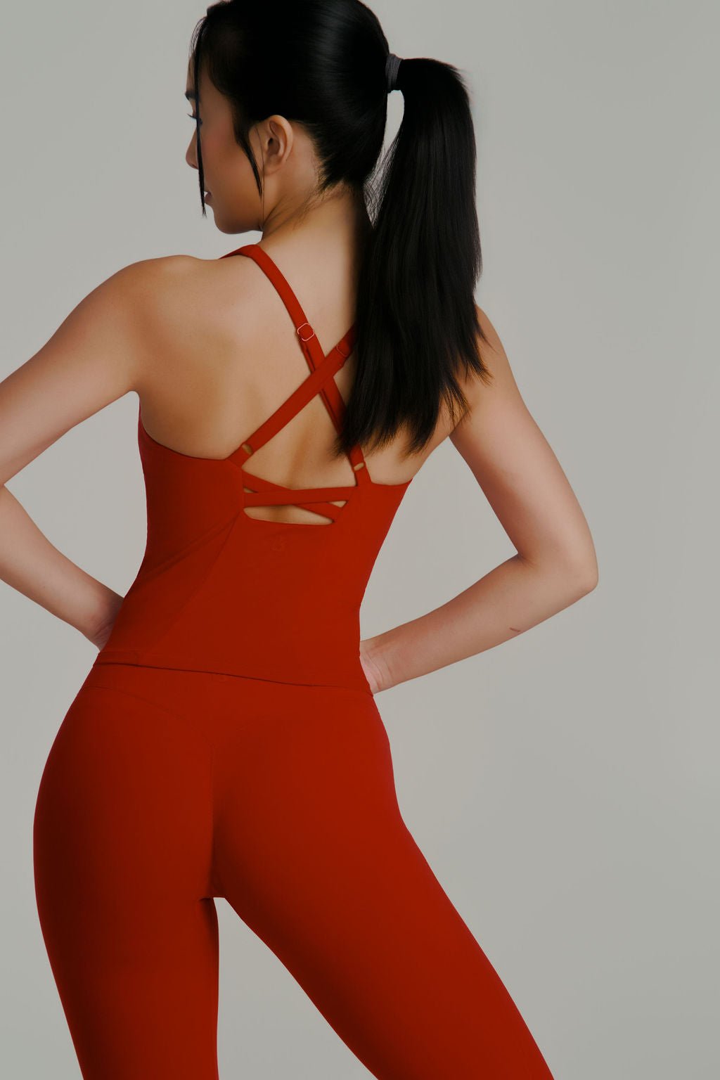 Poshknit Hip Tank - Lipstick Red