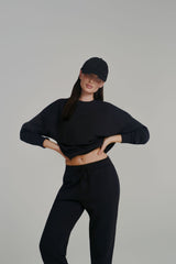 Thumbnail 3 of Threads Jogger Sweatpant - Onyx Black, 3 of 4