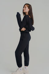 Thumbnail 4 of Threads Jogger Sweatpant - Onyx Black, 4 of 4