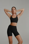 Poshknit Sports Bra - Onyx Black