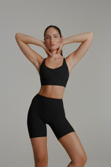 Thumbnail 1 of Poshknit Sports Bra - Onyx Black, 1 of 5