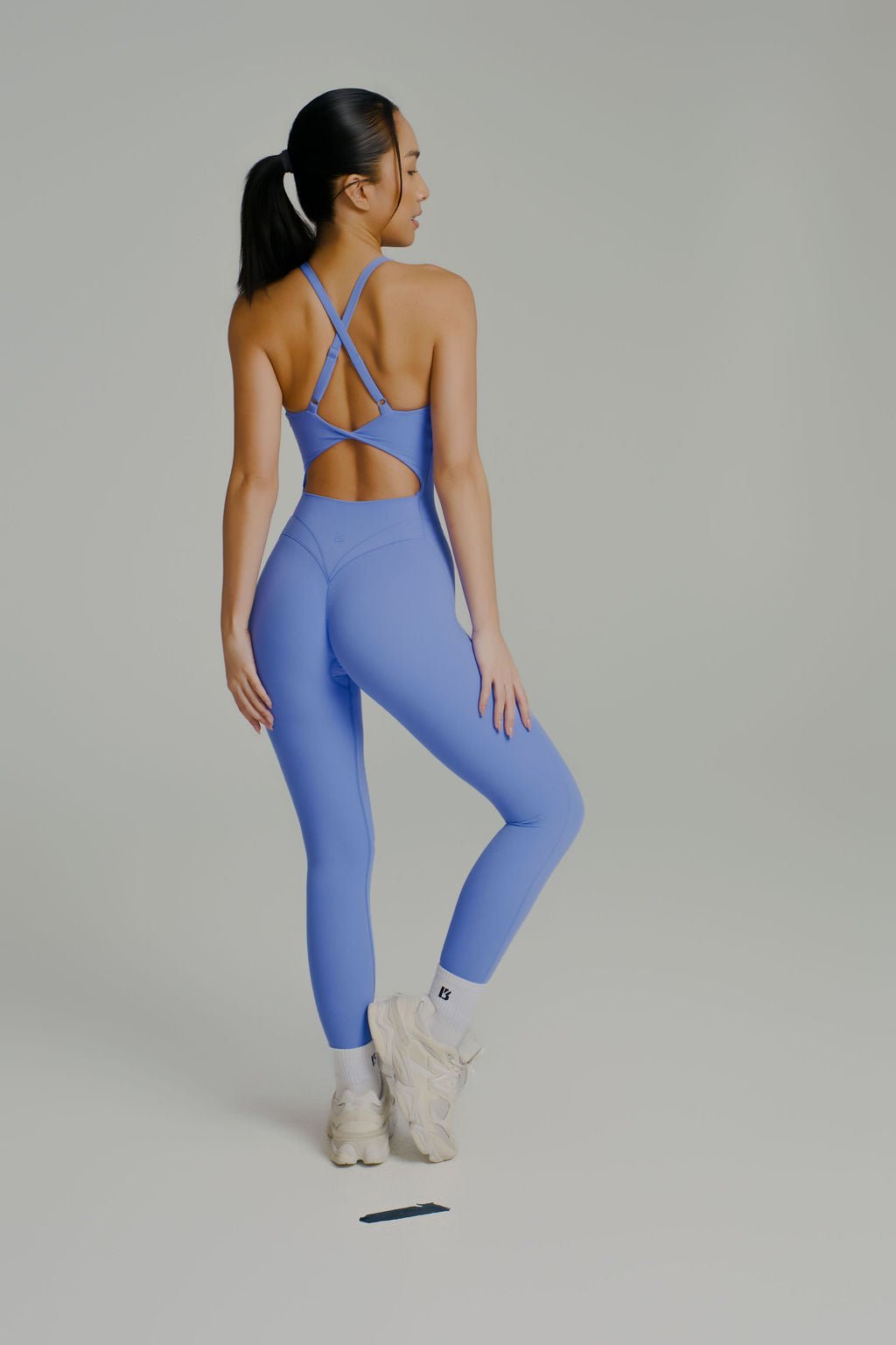 Poshknit Scrunch Bodysuit - Azul