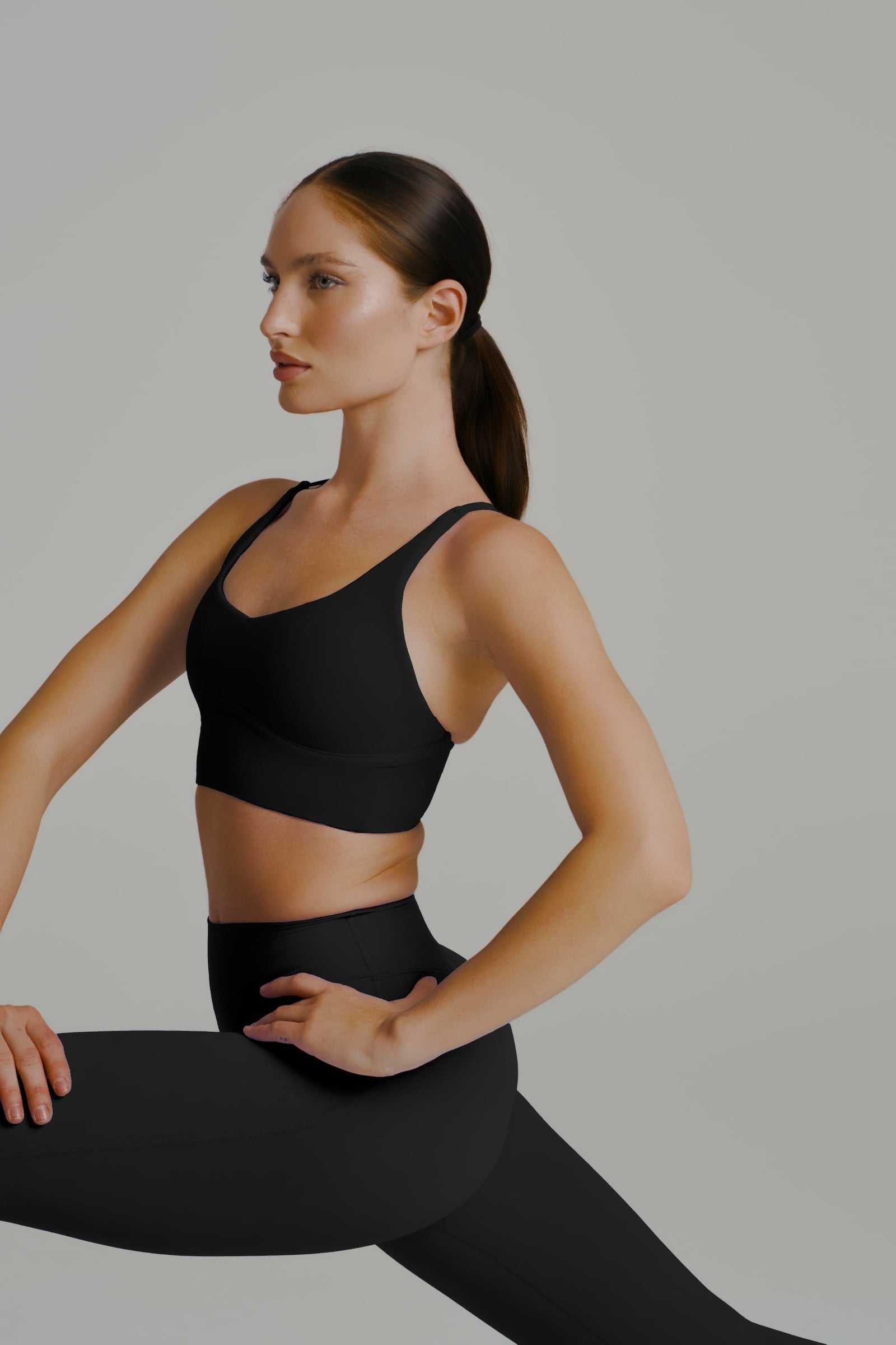 Poshknit Sports Bra - Onyx Black