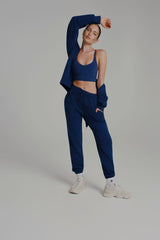 Thumbnail 3 of Poshknit Sports Bra - Baked Blue, 3 of 5