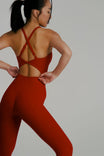 Poshknit Scrunch Bodysuit - Lipstick Red