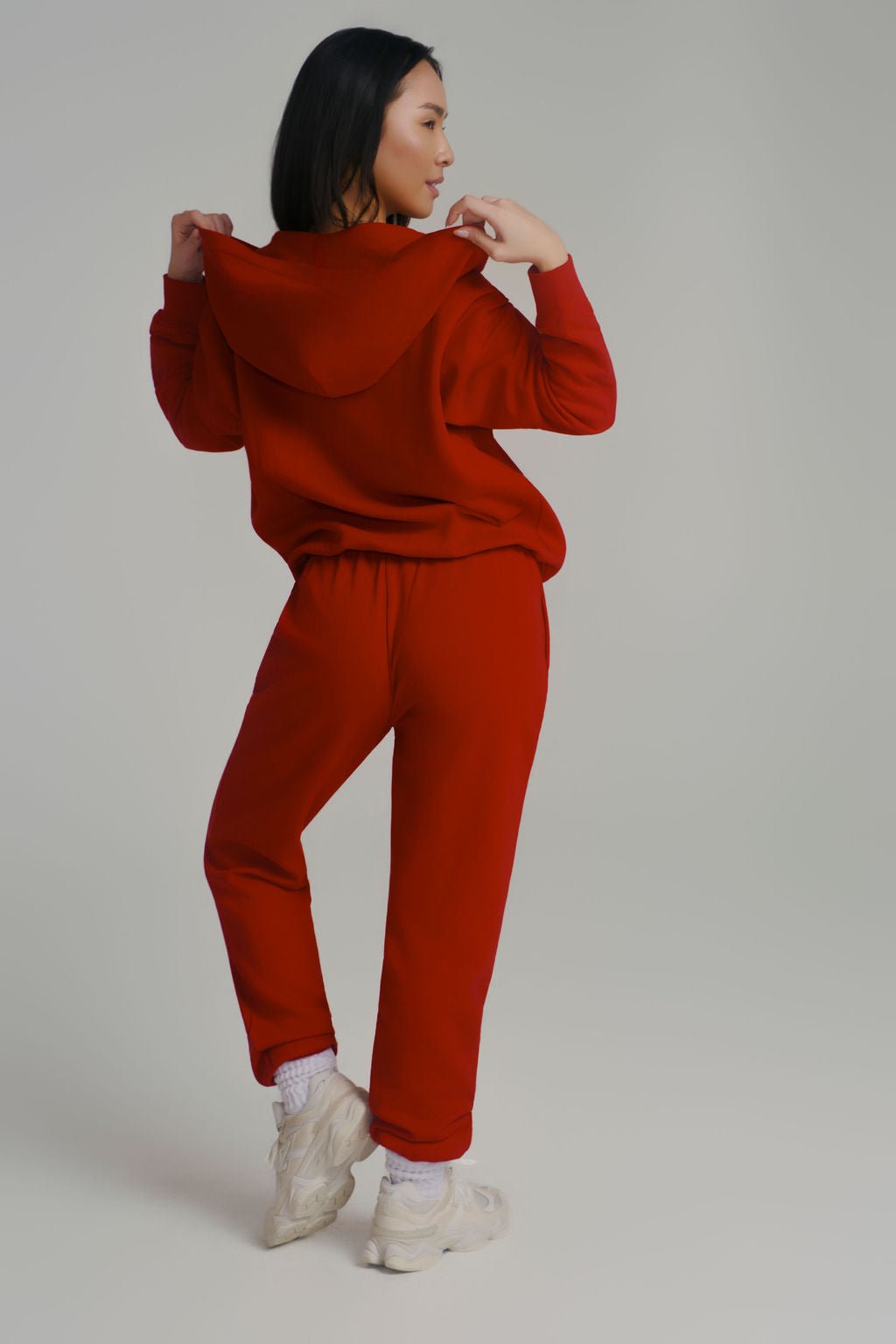 PREORDER** Threads Zip Hoodie - Lipstick Red