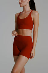 Thumbnail 4 of Poshknit Sports Bra - Lipstick Red, 4 of 4
