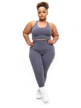 Thumbnail 4 of Rosa Sports Bra - Blue Steel, 4 of 5