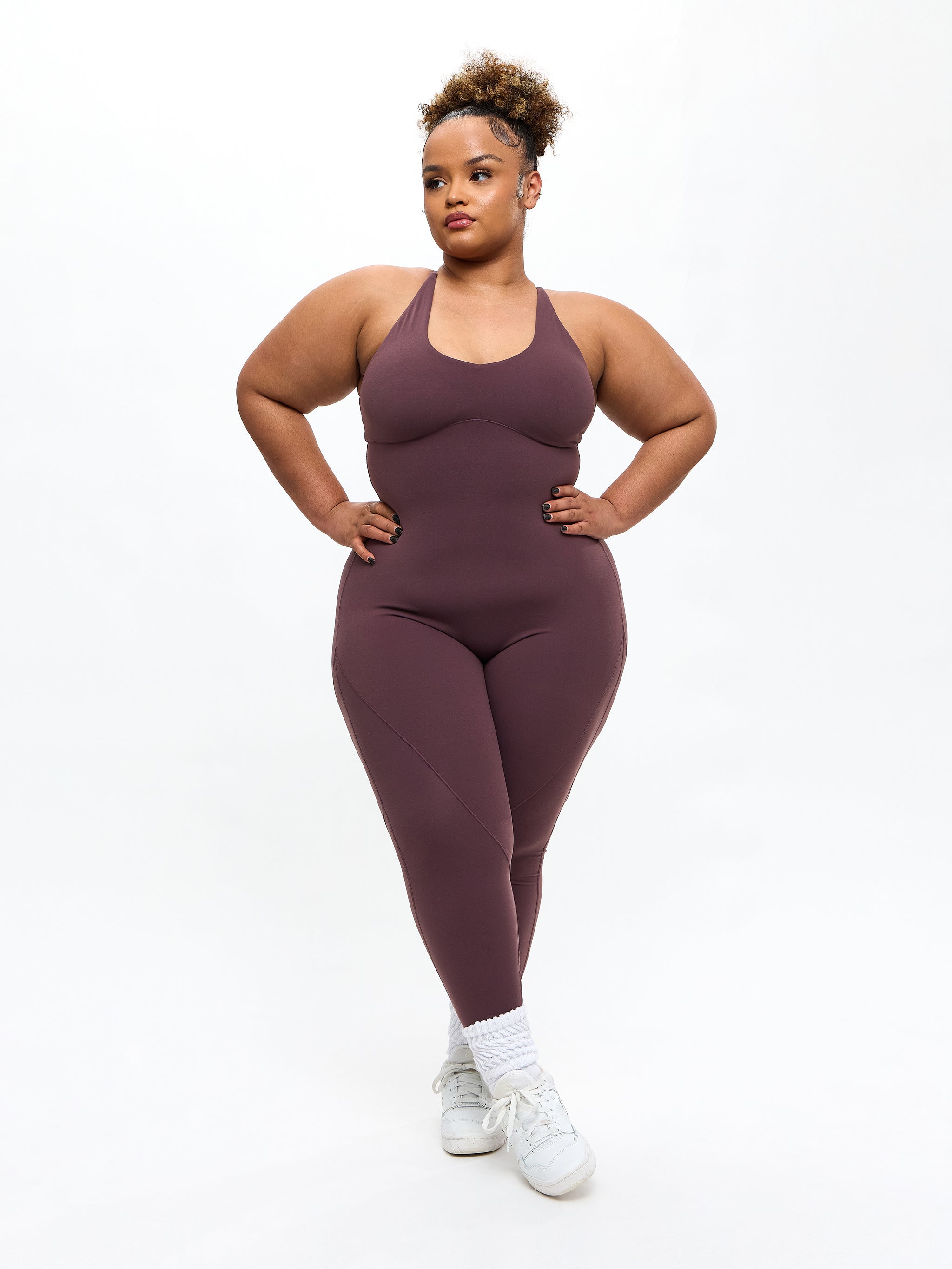 Shape Shifter Bodysuit - Smoked Cherry