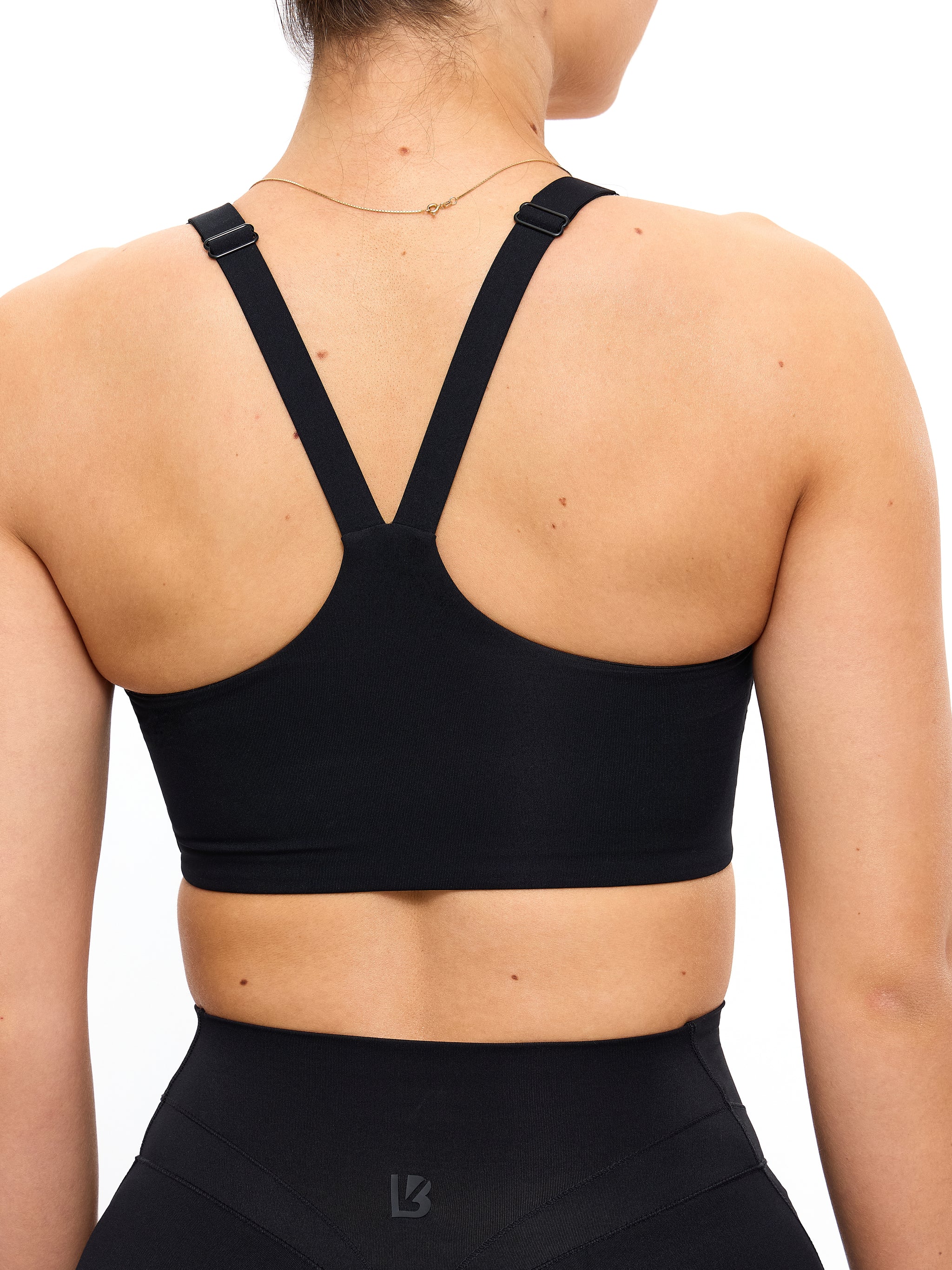 Every Day Airbrush Sports Bra - Onyx Black