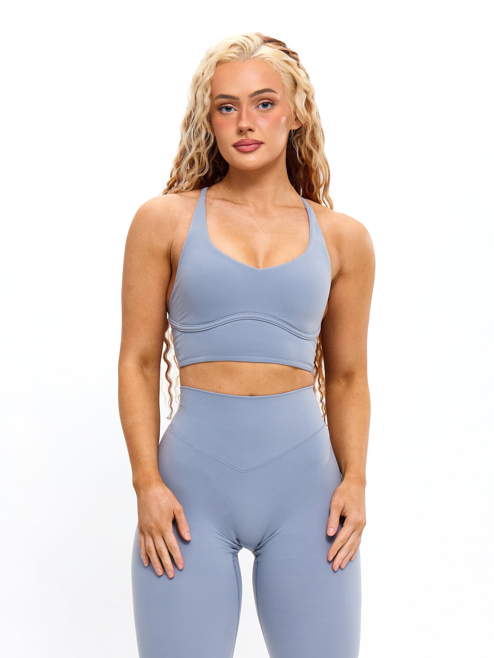 Poshknit Sports Bra - Sterling