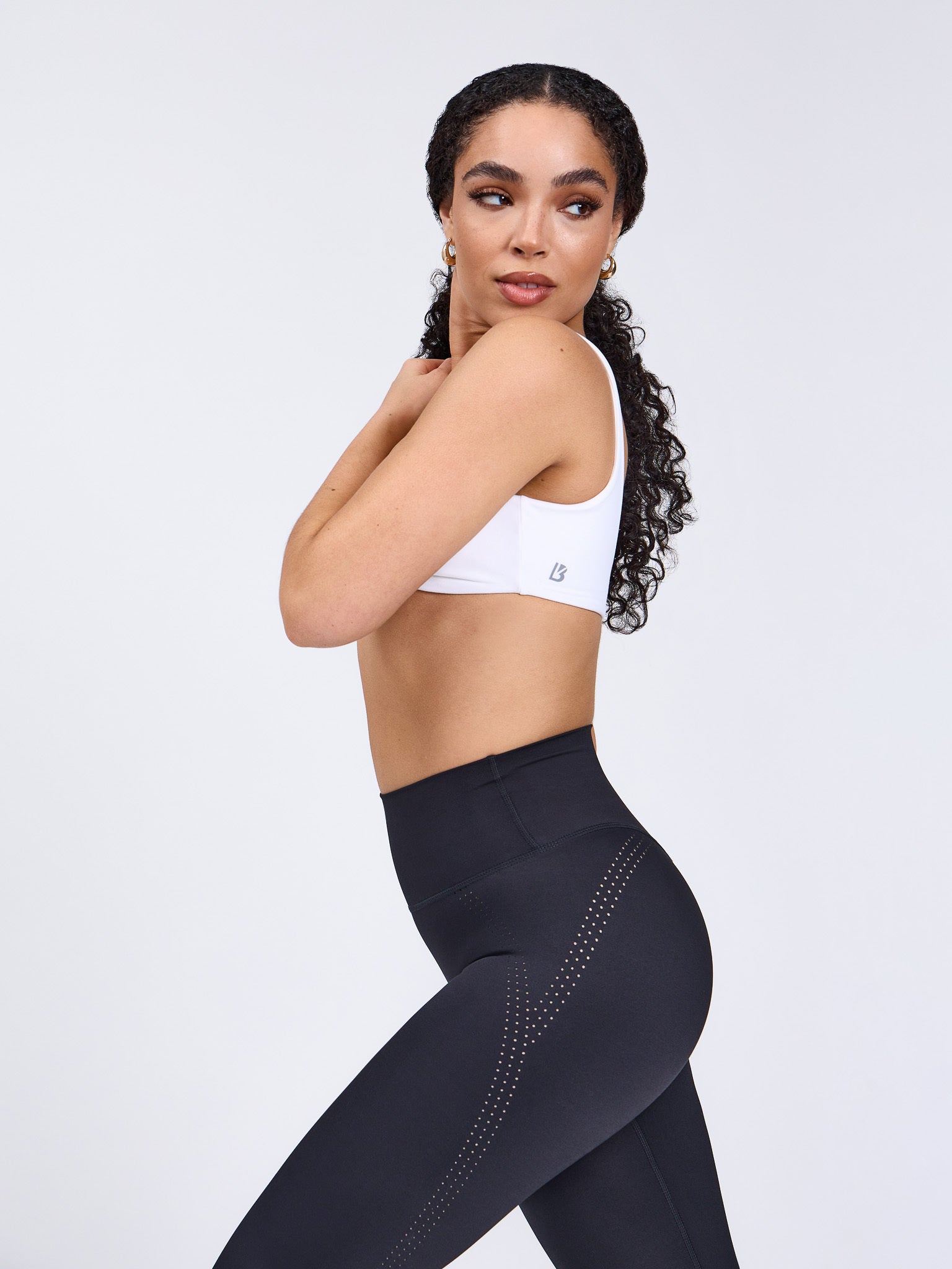 Revolution Halter Sports Bra - White